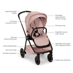 Nuna TRIV Next + Pipa Aire RX + Lytl Bassinet Bundle | Thistle Collection