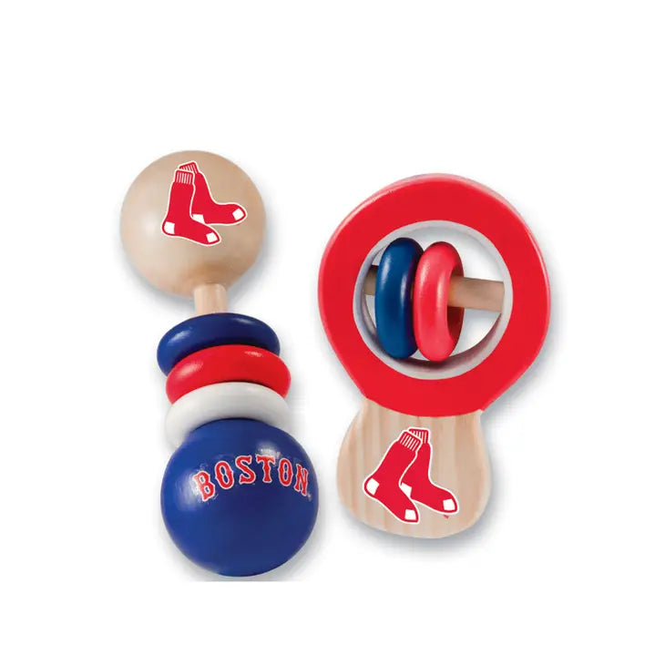 Boston Red Sox MLB Wood Rattle