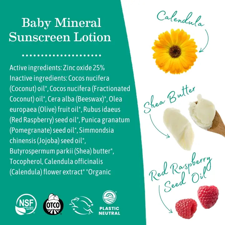 Baby Mineral Sunscreen Lotion - Spf 40