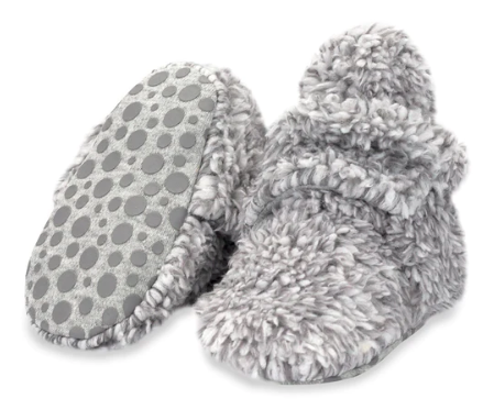 Zutano Furry Gripper Baby Bootie
