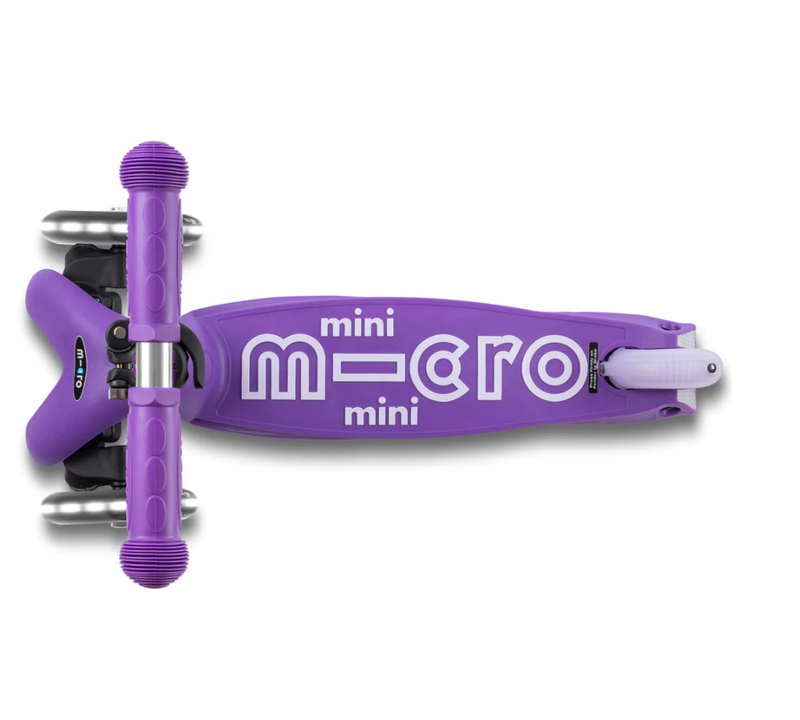 Micro Kickboard Mini Deluxe LED Foldable Scooter