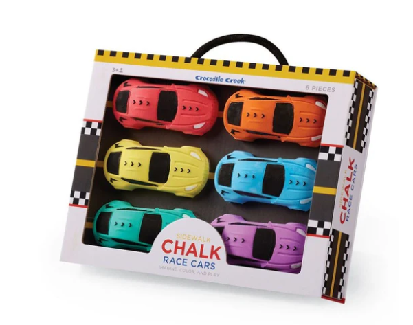 Crocodile Creek Sidewalk Chalk Race Cars