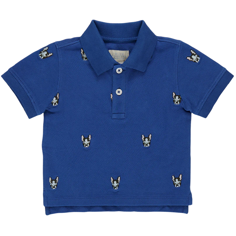 Boys Alec Shirt - Bulldog Embroidery