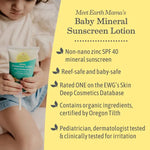 Baby Mineral Sunscreen Lotion - Spf 40