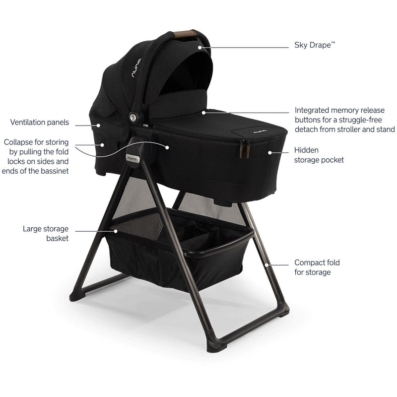 Nuna LYTL Bassinet + Stand