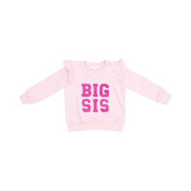 Sibling Big Sis Ruffle Sweatshirt