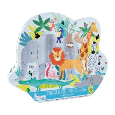 40pc Jigsaw in Shaped Box - Jungle - Tadpole
