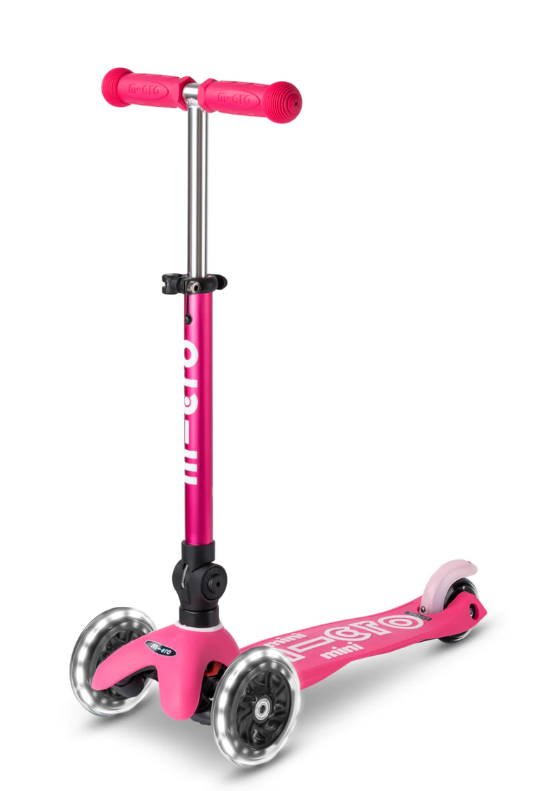 Micro Kickboard Mini Deluxe LED Foldable Scooter
