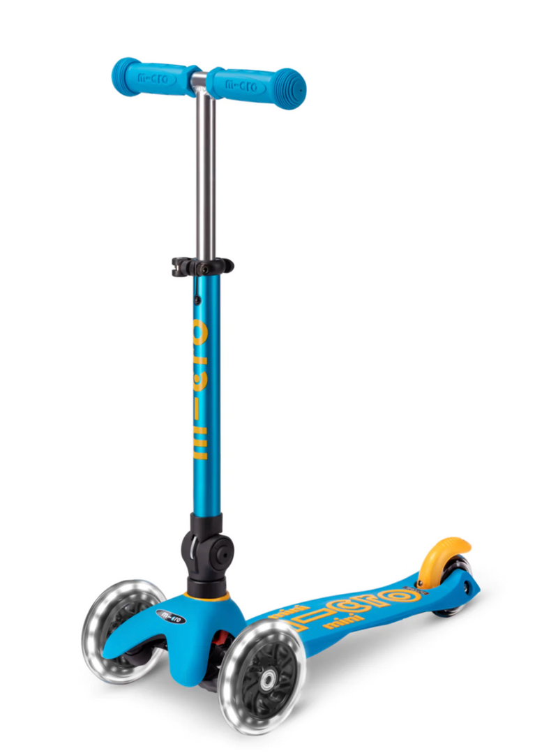 Micro Kickboard Mini Deluxe LED Foldable Scooter