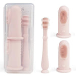 Baby Finger Toothbrush & Tongue Cleaner Oral Set 3m+ - Tadpole