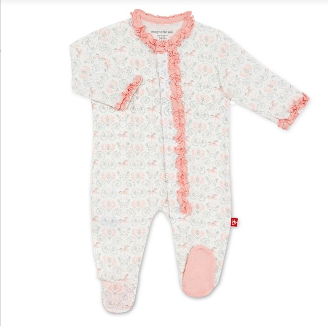 Carousel Modal Magnetic Footie w/ruffles - Tadpole