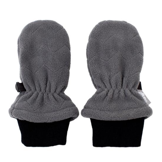 Dark Grey | Fleece Mittens - Tadpole