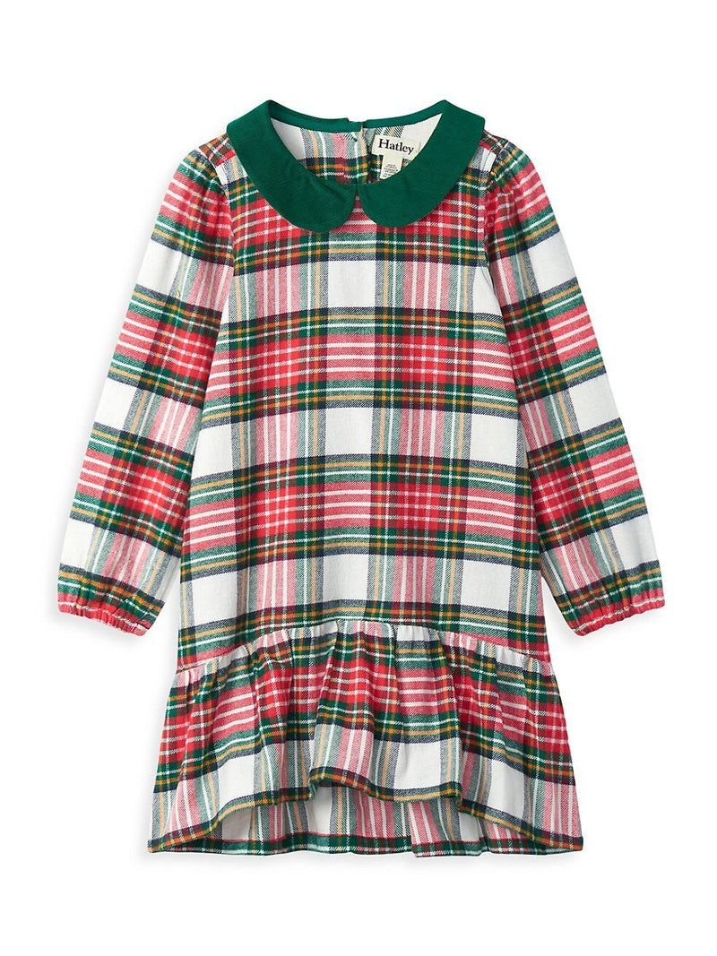 Festive Plaid Holiday Dress - Tadpole