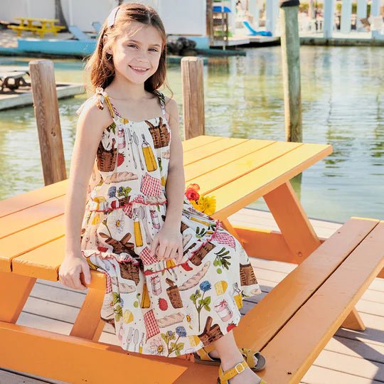 Girls Garden Dress - Parisian Picnic - Tadpole