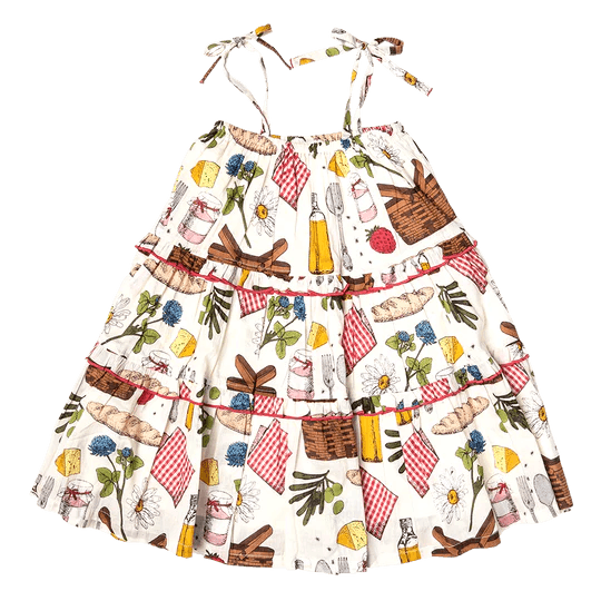 Girls Garden Dress - Parisian Picnic - Tadpole