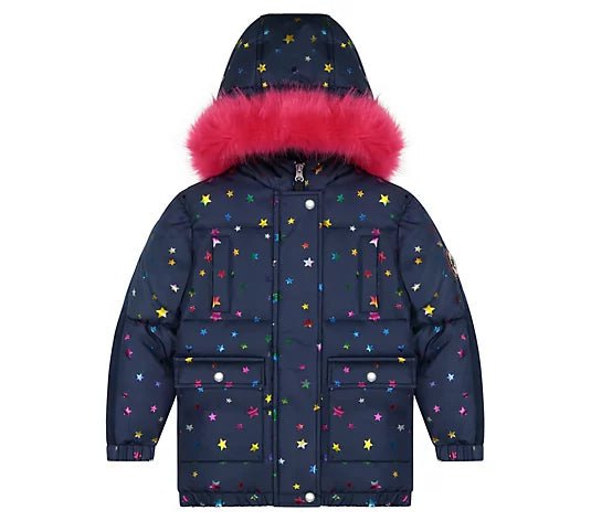 Girls Star Sprinkled Nordic Coat - Tadpole