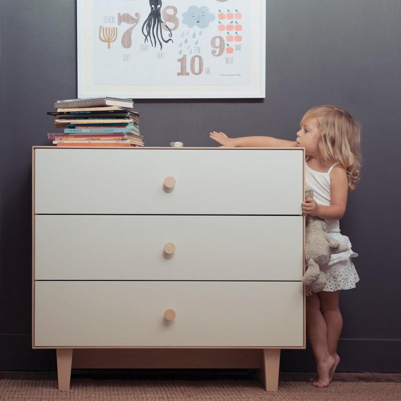 Oeuf Merlin 3-Drawer Dresser - Tadpole
