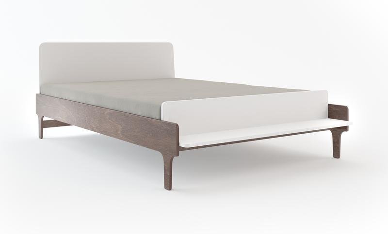 Walnut/White