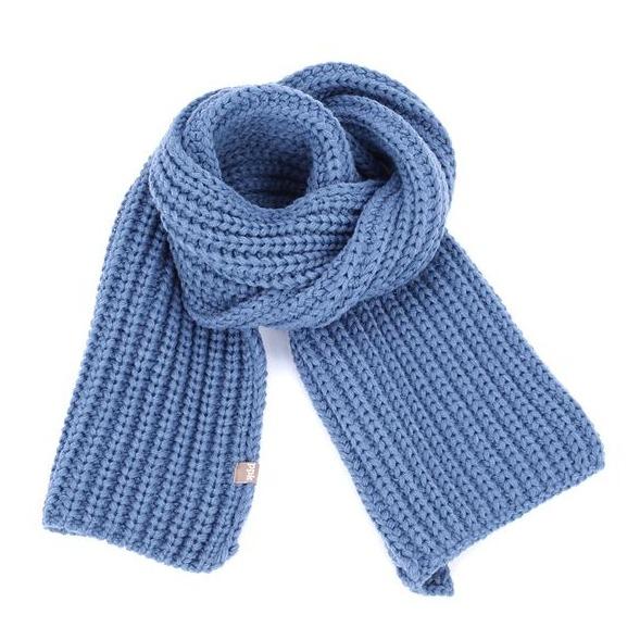 Peppercorn Kids Chunky Rib Scarf Blue - Tadpole