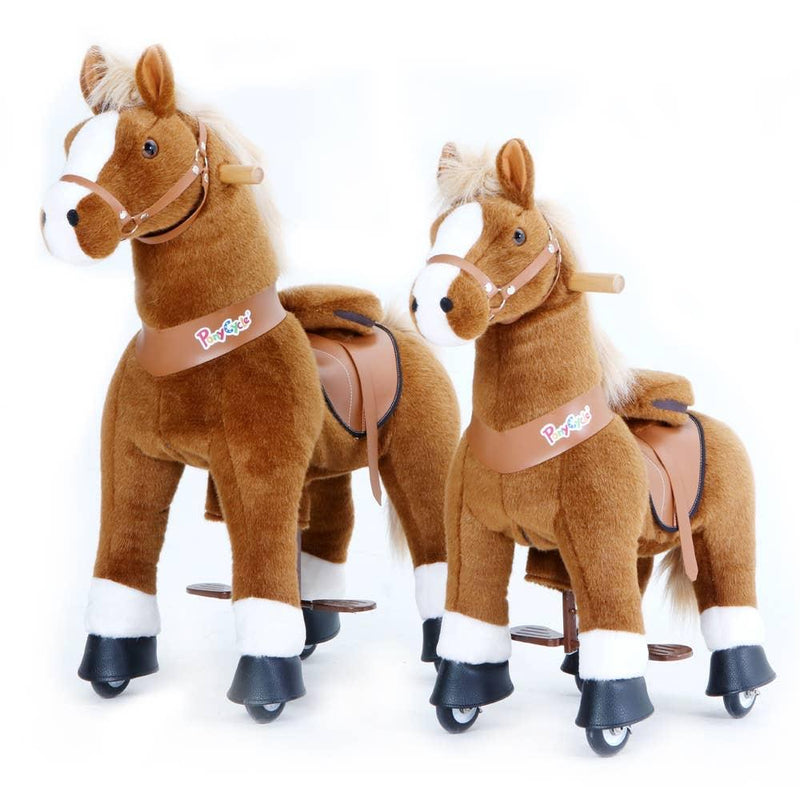Pony Cycle U series Brown Horse with White Hoof - Tadpole