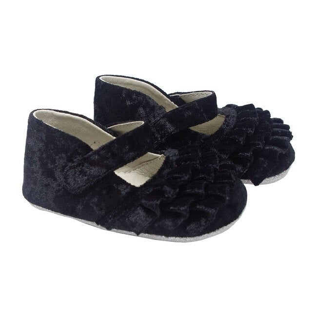 Robeez First Kick Kate Black Velvet - Tadpole